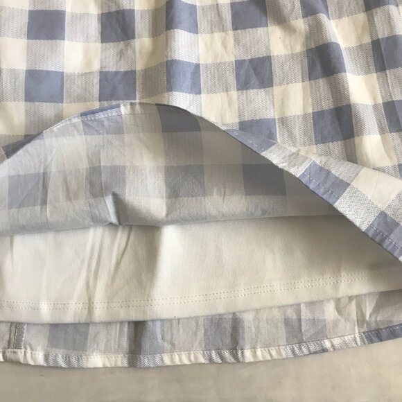 City Triangles Blue White Gingham Dress Puff Sleeve Mini Plus Size‎ 2XL - Picture 5 of 10